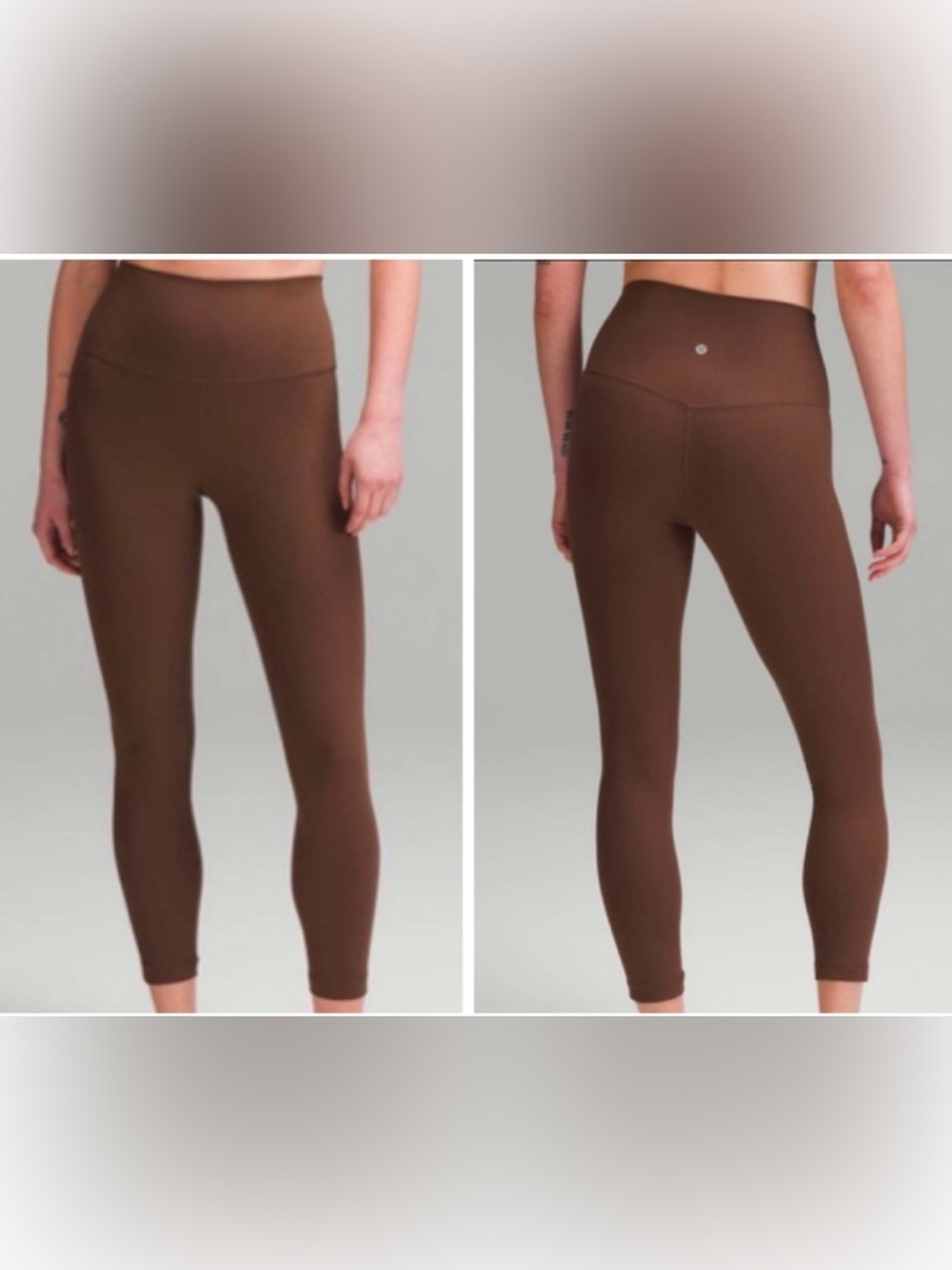 Lululemon Align Ribbed High-Rise Pant 25" Java Leggings